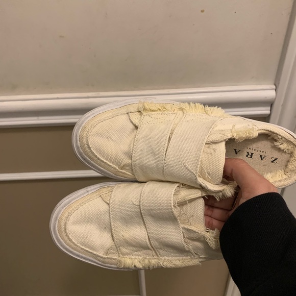 Zara Canvas Sneaker Mules - Picture 2 of 3